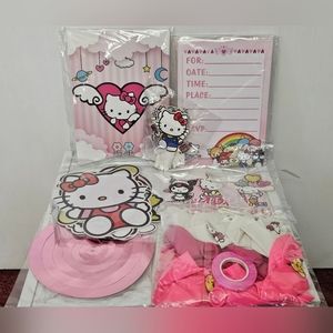 NIB Hello Kitty Birthday decoration kit
